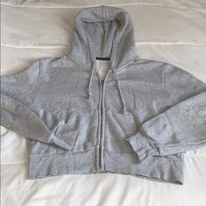 Brandy Melville cropped zip up